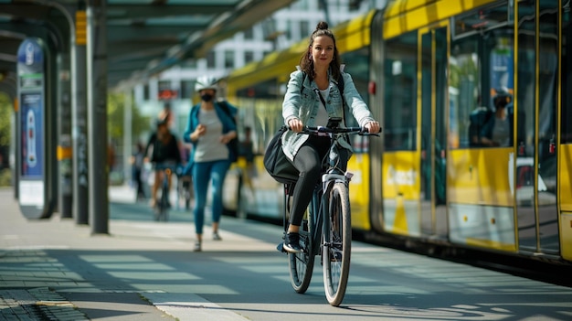 Photo enhancing urban mobility trends and innovations in transportationxa