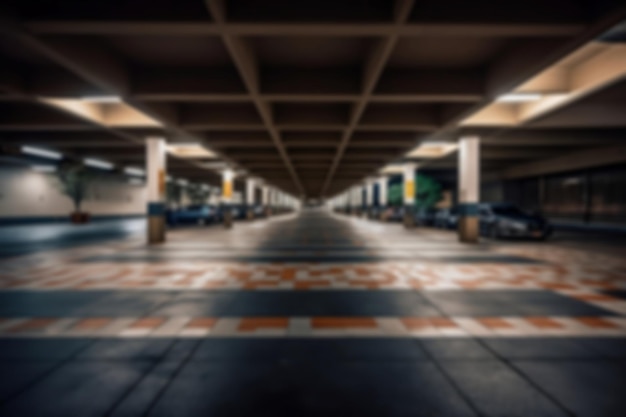 The Enigmatic Empty Parking Lot Generated AI