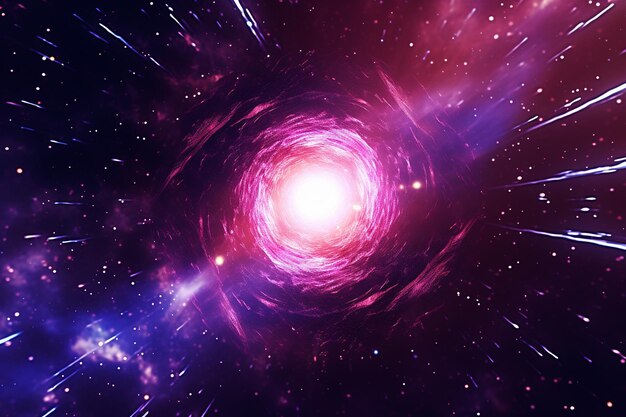 Enigmatic Space Portal Galaxy Background