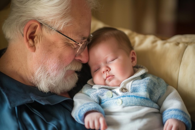 Photo enjoy the happiness of father and son in commemorating fathers day