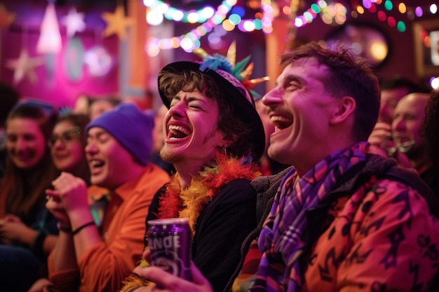 Enjoy uproarious laughter at a Mardi Gras comedy s generative ai