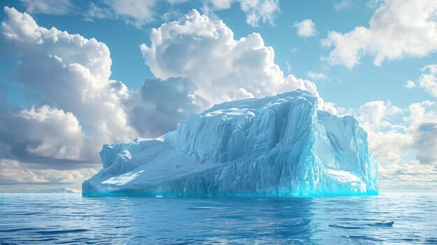 Enormous iceberg in Antarctica Majestic and colossal