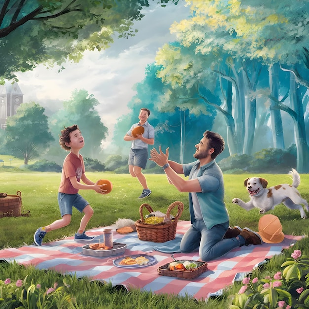 Ensure each illustration is filled with emotion and captures the unique bond between fathers and the