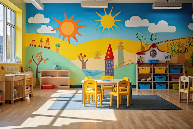 Ensuring Fun Safe Learning in a Preschool Room A Tour of a Childcare Center Interior