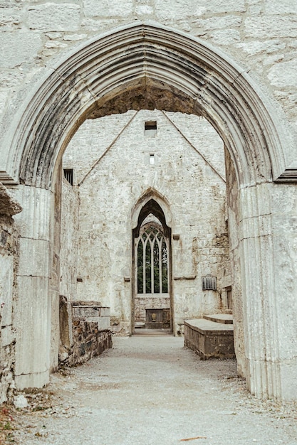 Entrance to an old alley in Ireland