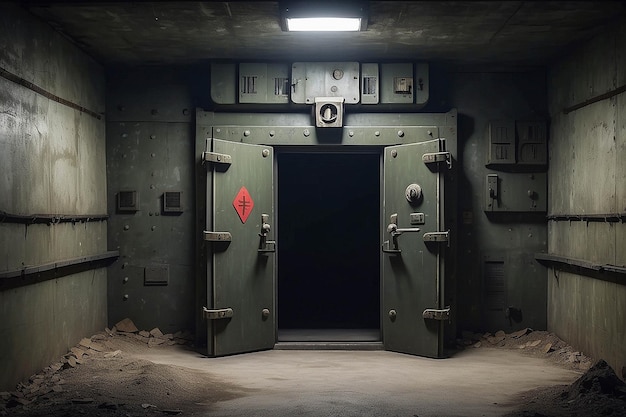 Entrance to Underground Military Bunker