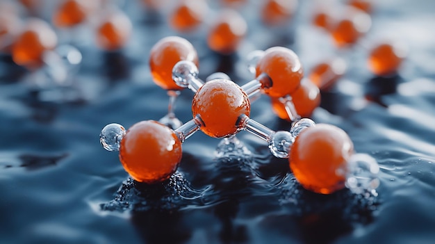 Environmental Chemistry visual aid illustrating atomic molecular bond ocean acidification focusing