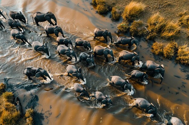 Photo envision ai tracking wildlife migration patterns t generative ai