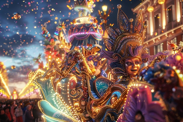 Envision the excitement of the parade as it comes generative ai