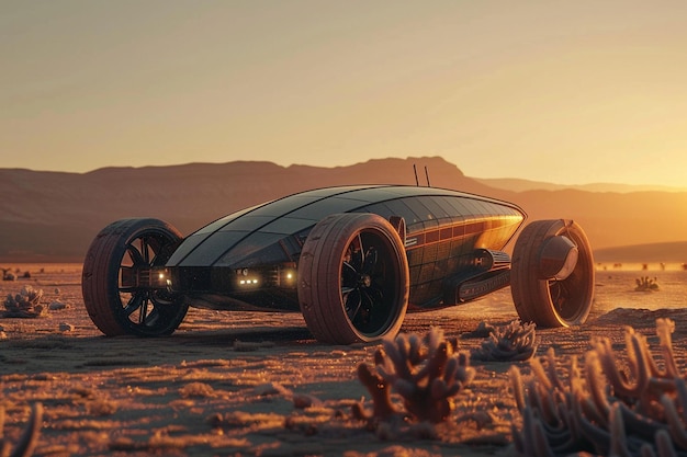 Envision a greener future as a desert based tech c generative ai