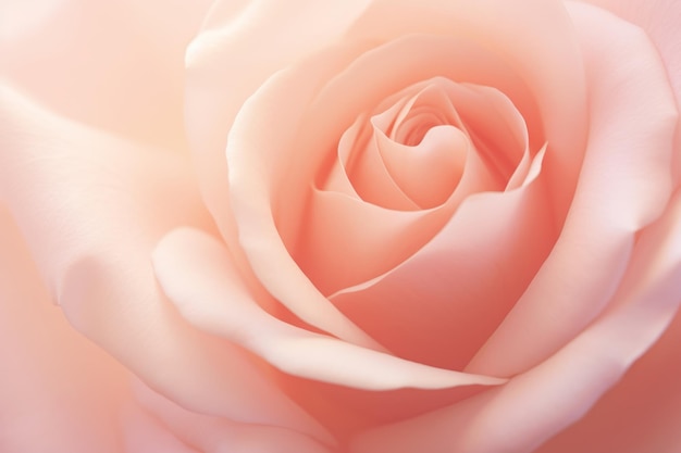 Ephemeral Elegance PastelToned Rose Closeup