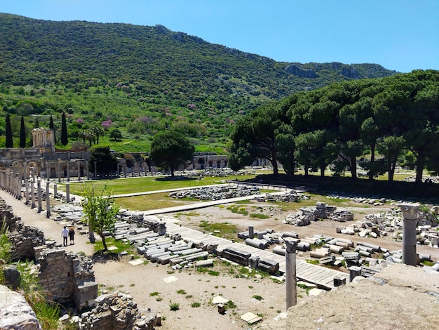 Ephesus ancient city view