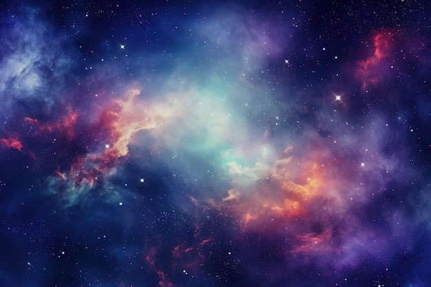 Epic Abstract Cosmic Galaxy Background Generative AI