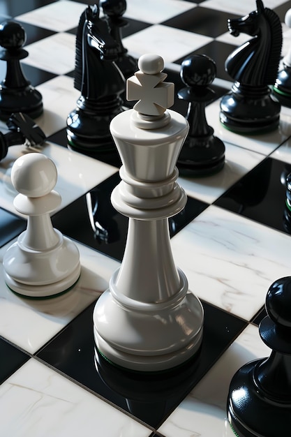 Epic Chess Battle A Strategic Clash of Minds on the Grand Chessboard