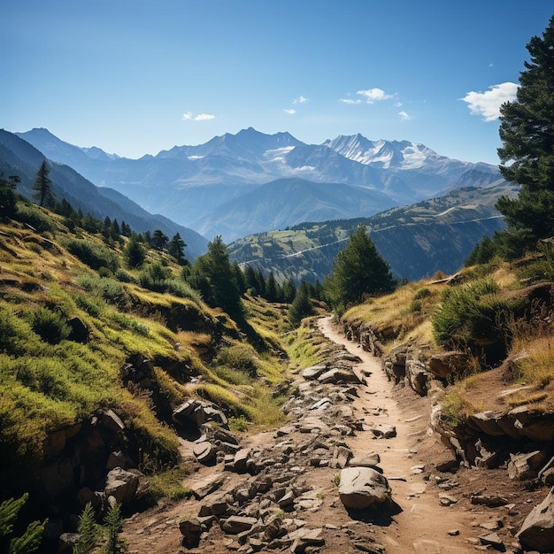 Epic Mountain Vista Vignettes Mountain Landscape Photo