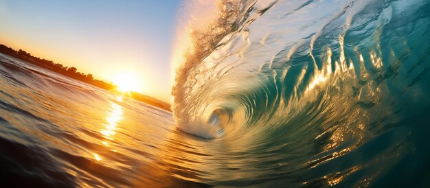 epic wave ocean surfing summer vacation nature background