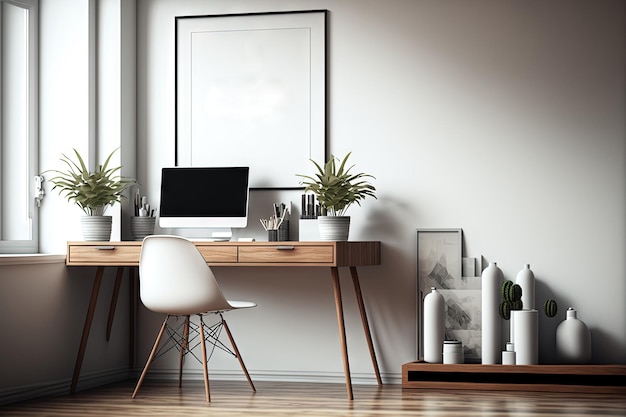 Equipment furniture and home decoration A beautiful internal view of the modern house