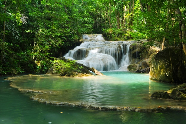 Erawan Waterfall in Thailand