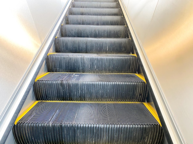 Escalator at the inside train station