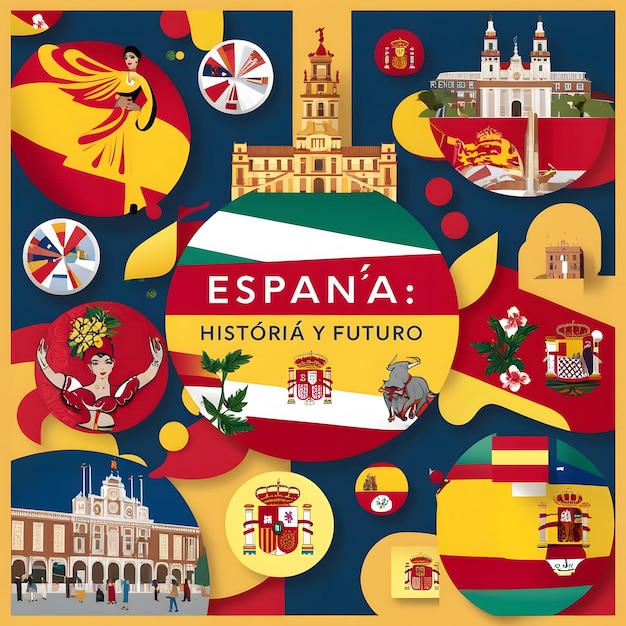 Photo espaa a celebration of tradition and progress honoring spains rich heritage and bright future