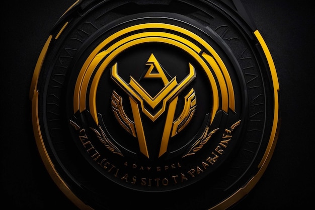 esport logo vector asgardians bold black and ye