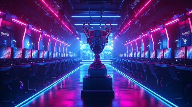 Photo esports arena trophy