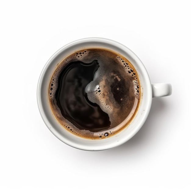 Espresso coffee cup isolated Illustration AI Generative