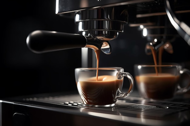 Espresso coffee machine Generate Ai