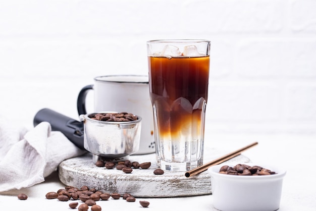 Espresso tonic trendy coffee drink