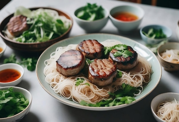 Photo the essence of vietnamese cuisine