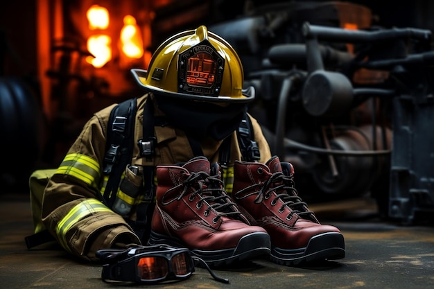 Essential Firefighter Gear Generative AI