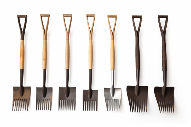 Essential Garden Tool Isolated on White Background Generative AI