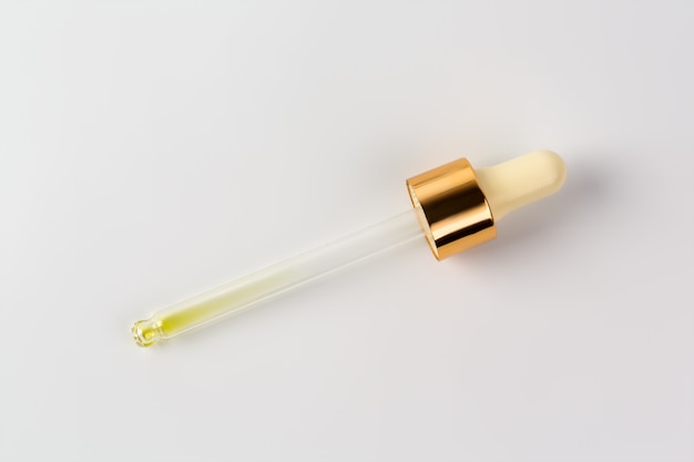 Essential oil or serum in pipette