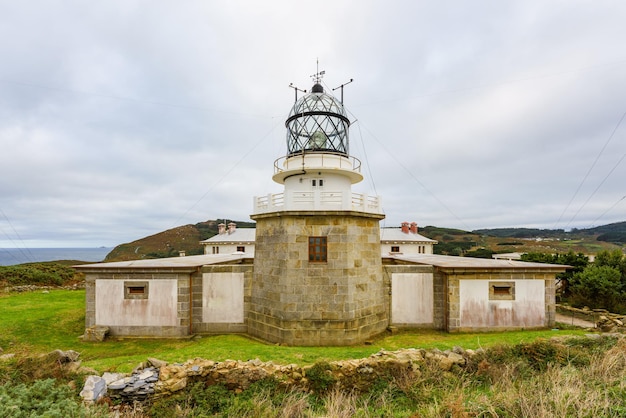 Estaca de Bares lighthouse on overcast day This is the northernmost point of Spain