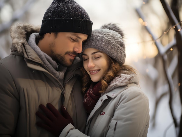 Eternal Embrace A Captivating Photo of a Person Experiencing Profound Love on Valentine's Day