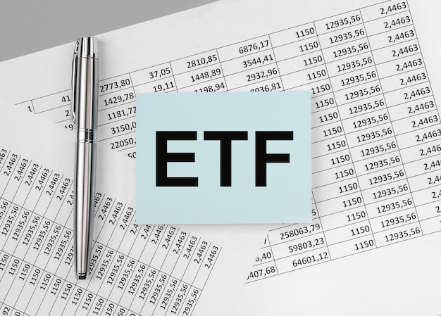 ETF investment investing in gold bonds concept