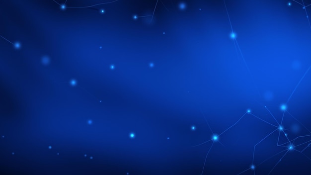 Ethereal Blue Plexus Constellation Backdrop