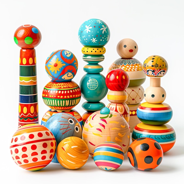 Ethereal Collection of Handcrafted Folk Toys A Showcase of Creativity Quality Craftsmanship