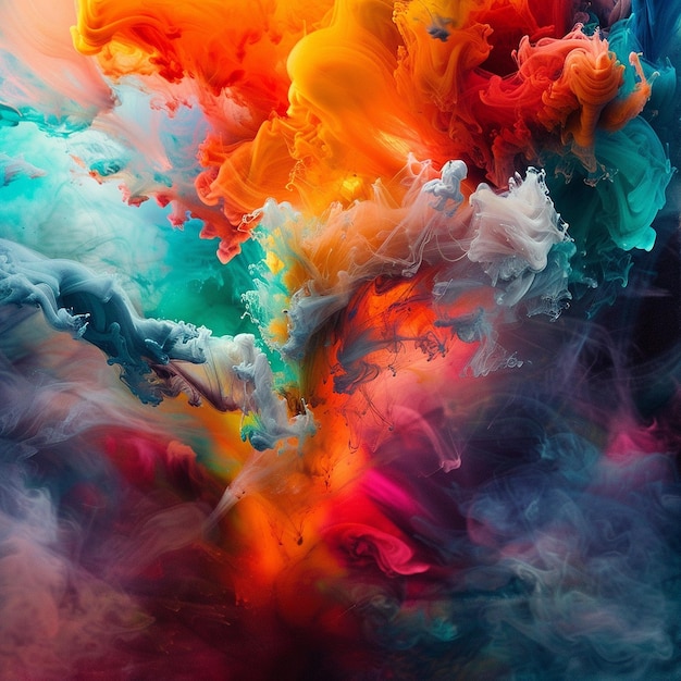 Ethereal Color Explosion