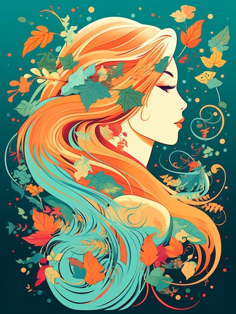 Ethereal Elegance Vector Illustrations Geisha Art and Floral Fantasy for Creative Designers