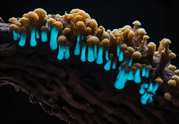 Ethereal Embrace A Bioluminescent Haven for Tiny Creatures