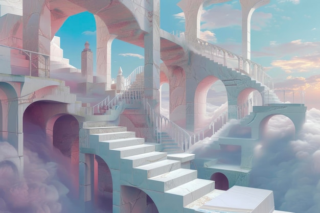 Ethereal Forms in a Pastel Colored Physics Wonderland