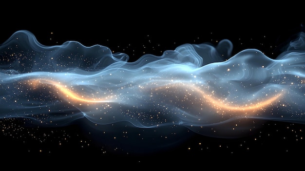 Ethereal Light Waves in Cosmic Space