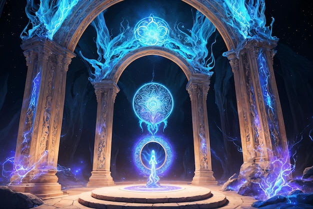 Ethereal magic portal