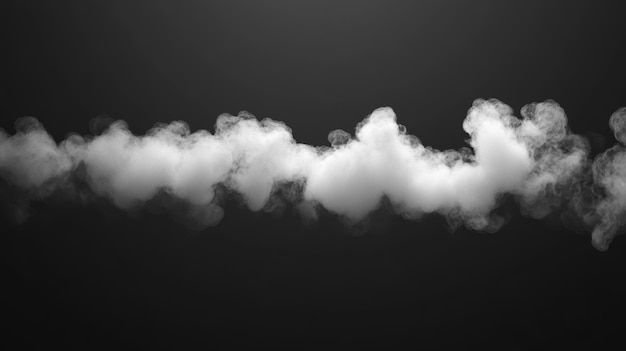 Ethereal smoke on dark background depicting abstract concepts