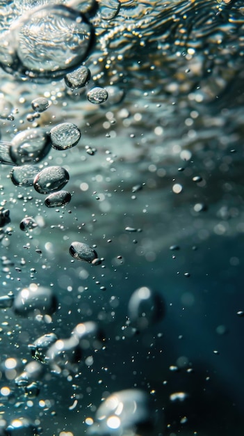 Ethereal Underwater Bubble Sphere