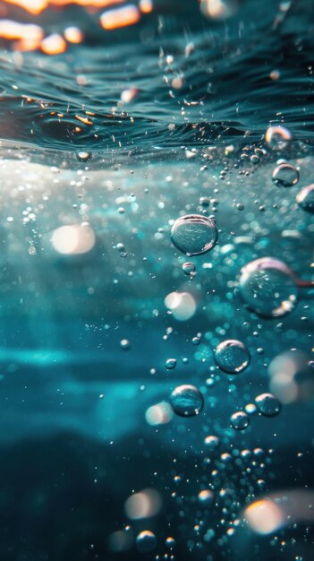 Ethereal Underwater Bubble Sphere