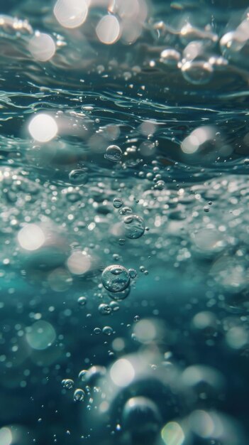 Ethereal Underwater Bubble Sphere