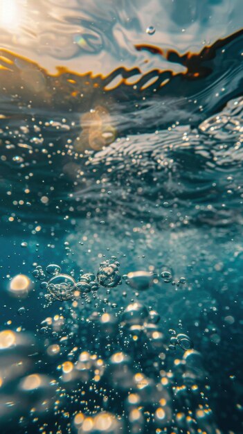 Ethereal Underwater Bubble Sphere