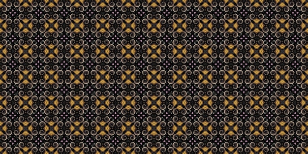 Ethnic pattern Abstract kaleidoscope fabric design texture or background